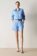 Viscose Linen Blend Short
