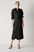 Linen Wrap Skirt