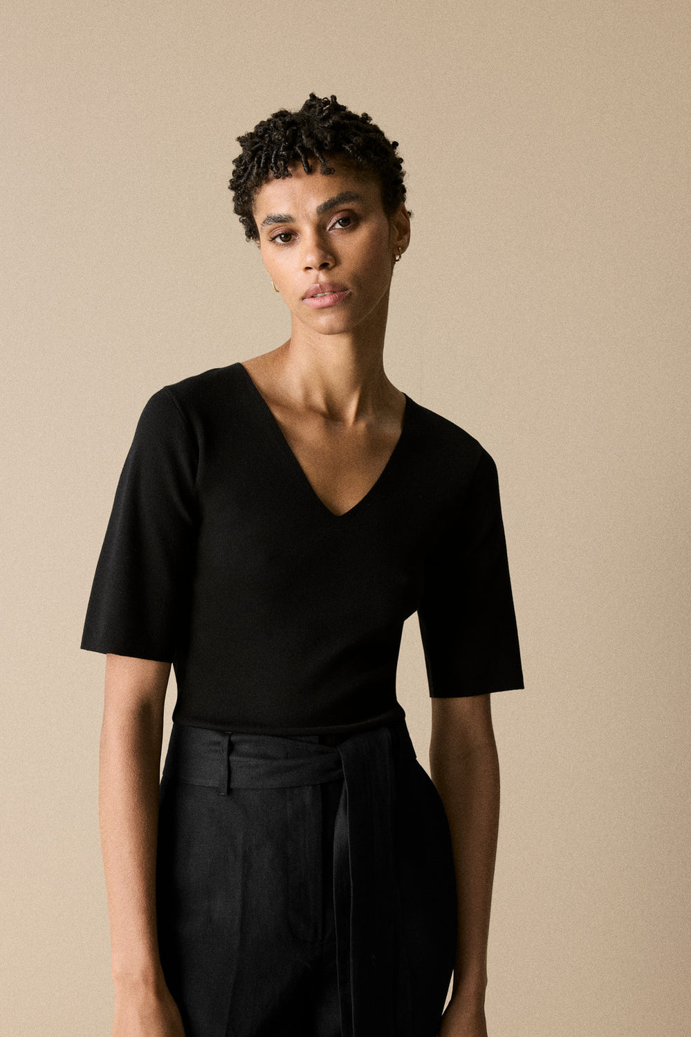 Luxe Blend Short Sleeve Knit