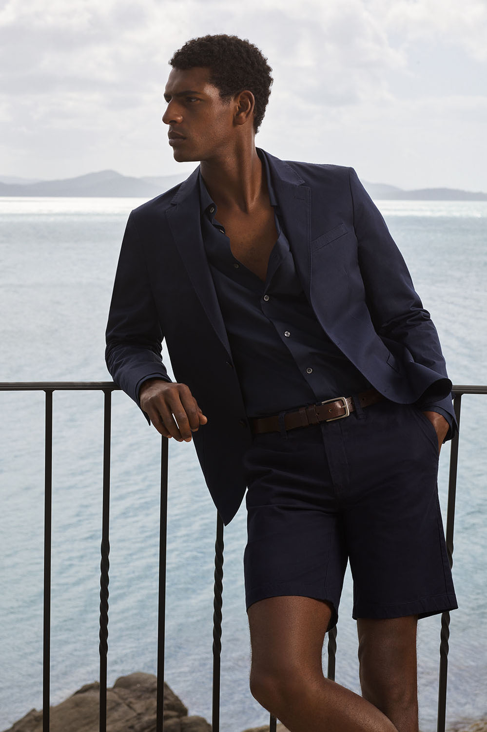 Cotton Twill Relaxed Blazer