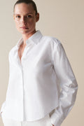 Cotton Poplin Trapeze Shirt