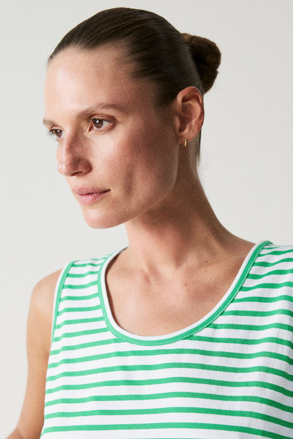 Pima Cotton Stripe Tank