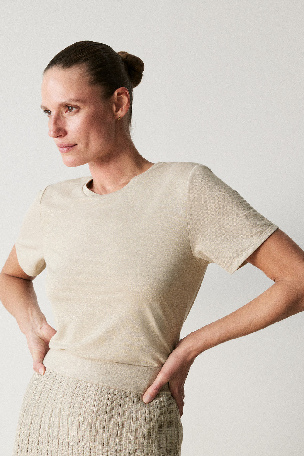 Metallic Blend T-Shirt