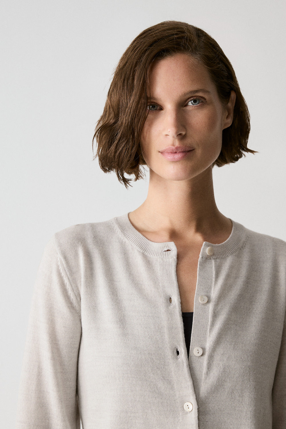 Merino Classic Crew Cardigan