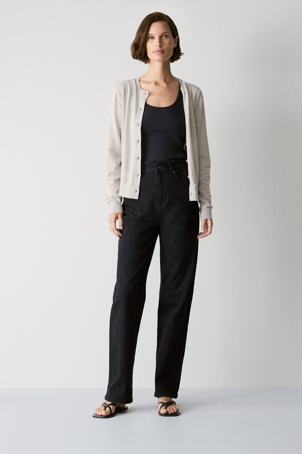 Merino Classic Crew Cardigan