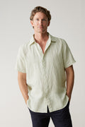 Regular Fit Linen Summer Stripe Shirt