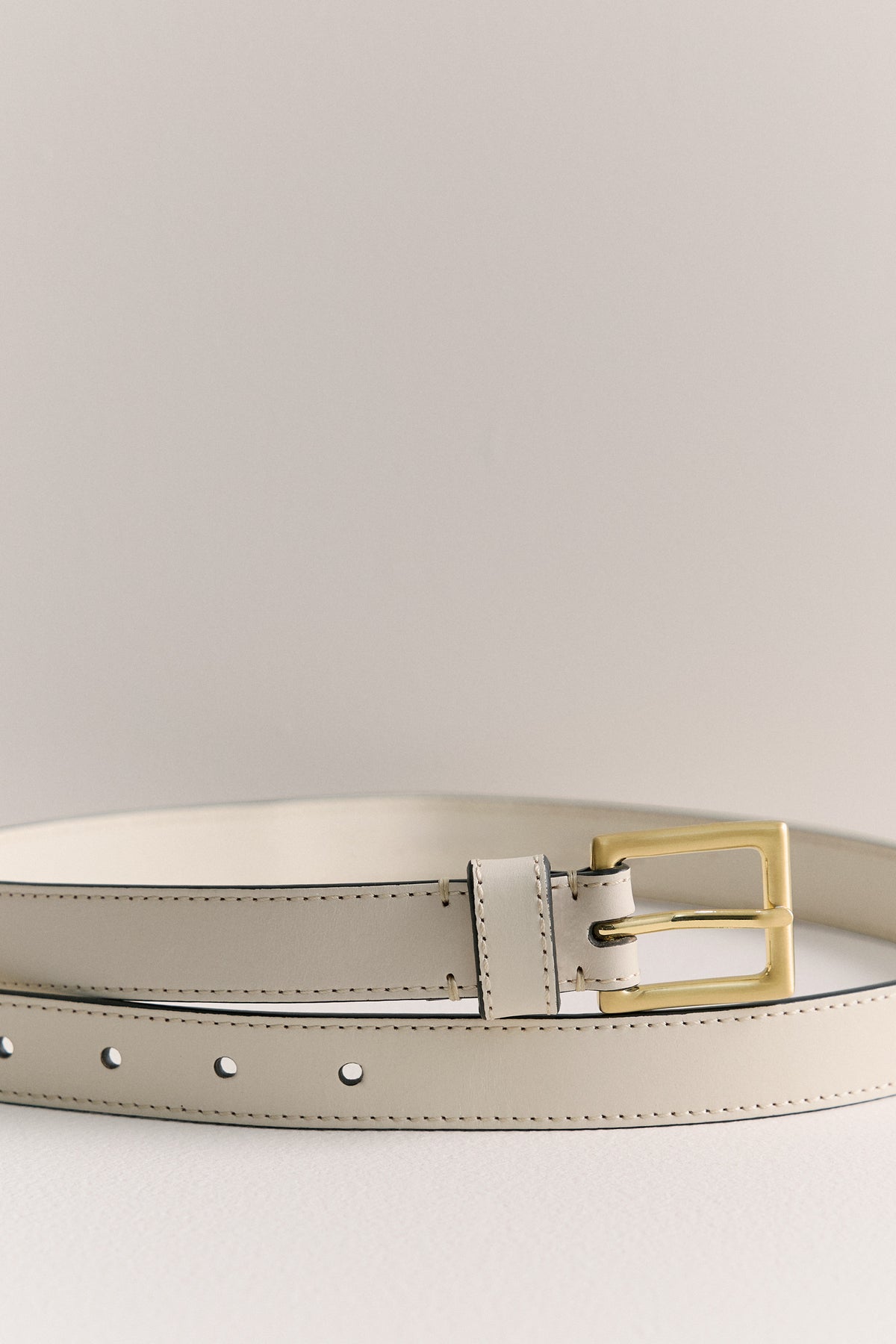 Leather Slim Belt