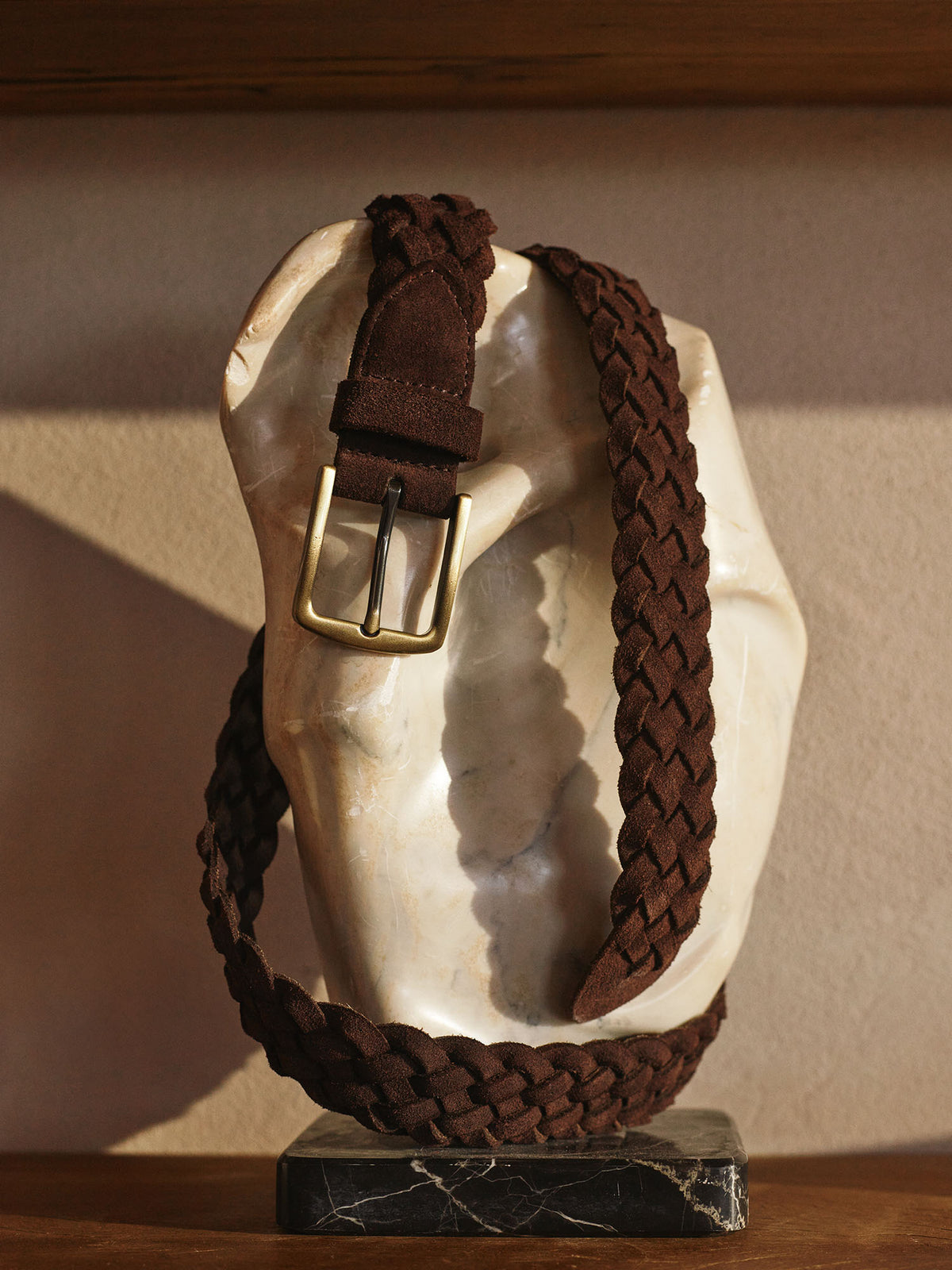 Suede Braided Belt