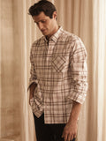 Regular Fit Twill Modern Check Shirt