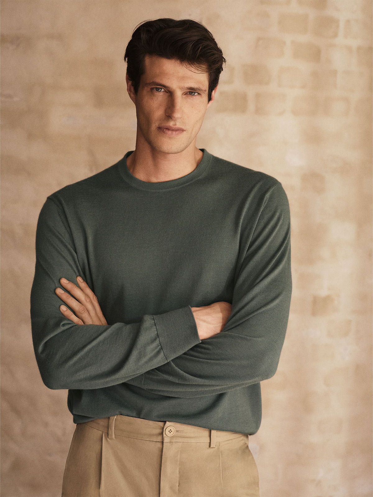 Cashmere Crew Neck Pullover