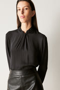 Crepe Twist Blouse