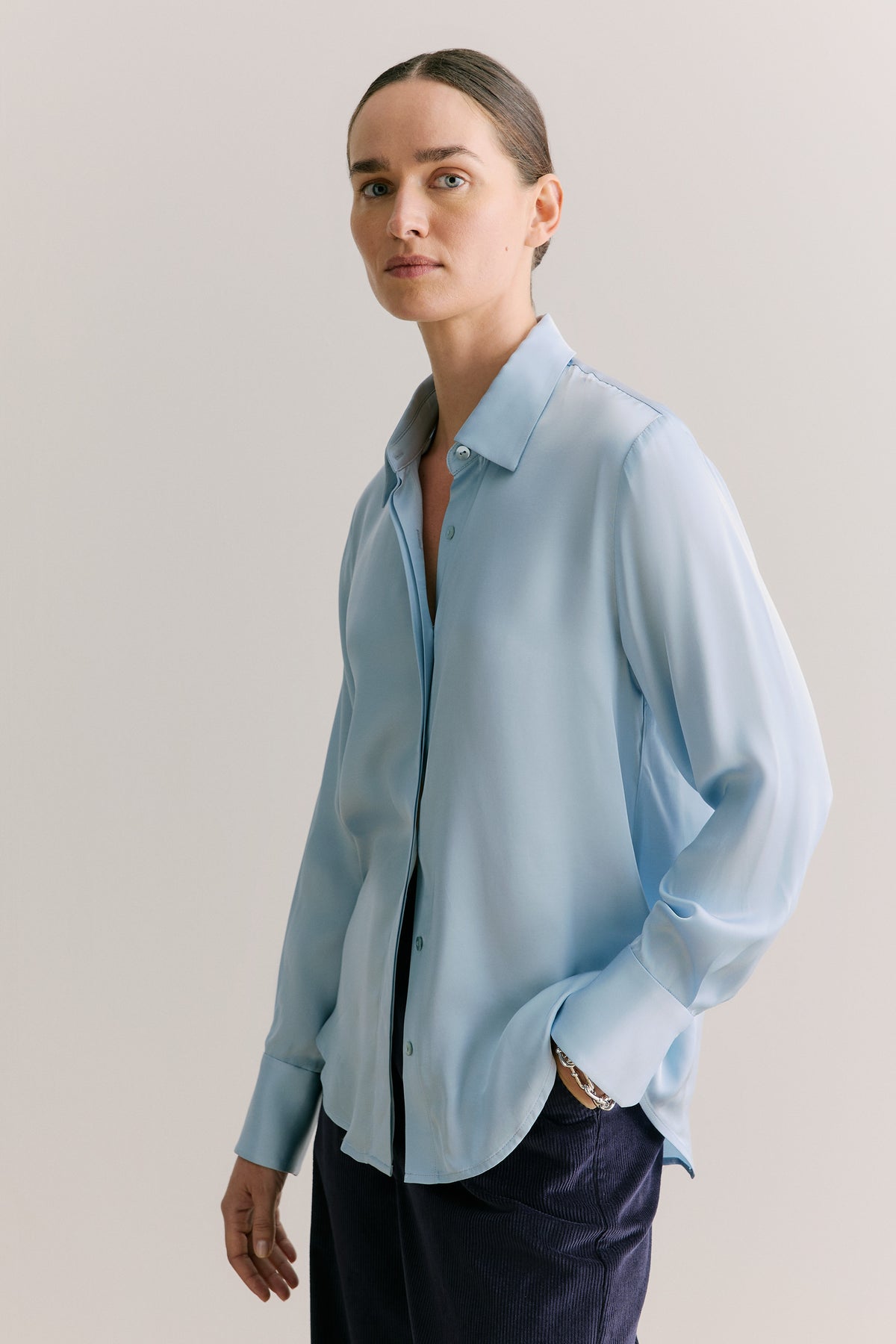 Satin Relaxed Shirt