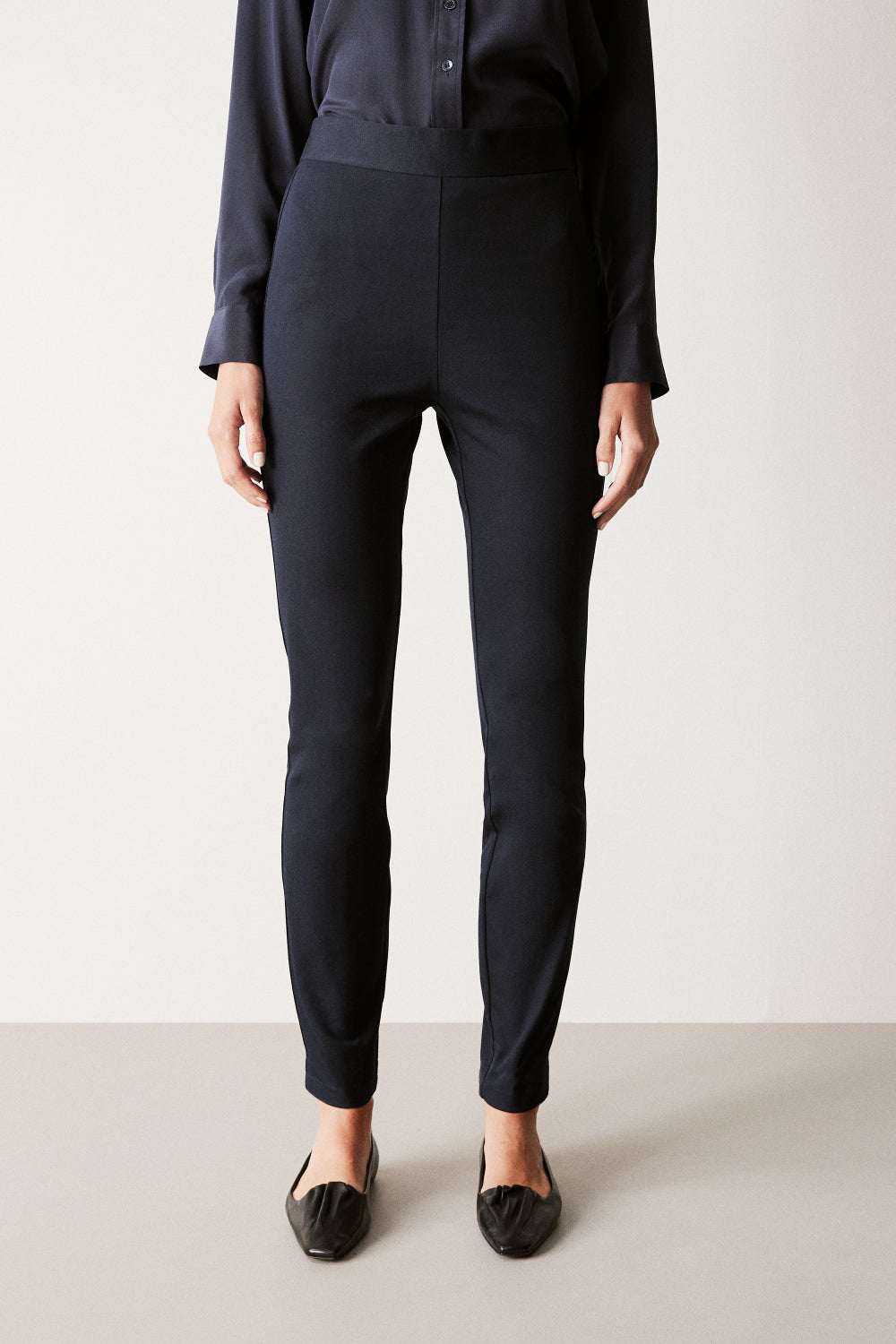 Cotton Blend Bi-Stretch Legging