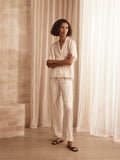 Satin Chain Print Pull On Pant