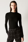 Fine Merino Mock Neck Knit
