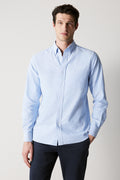 Regular Fit Yarn Dyed Cotton Oxford Shirt
