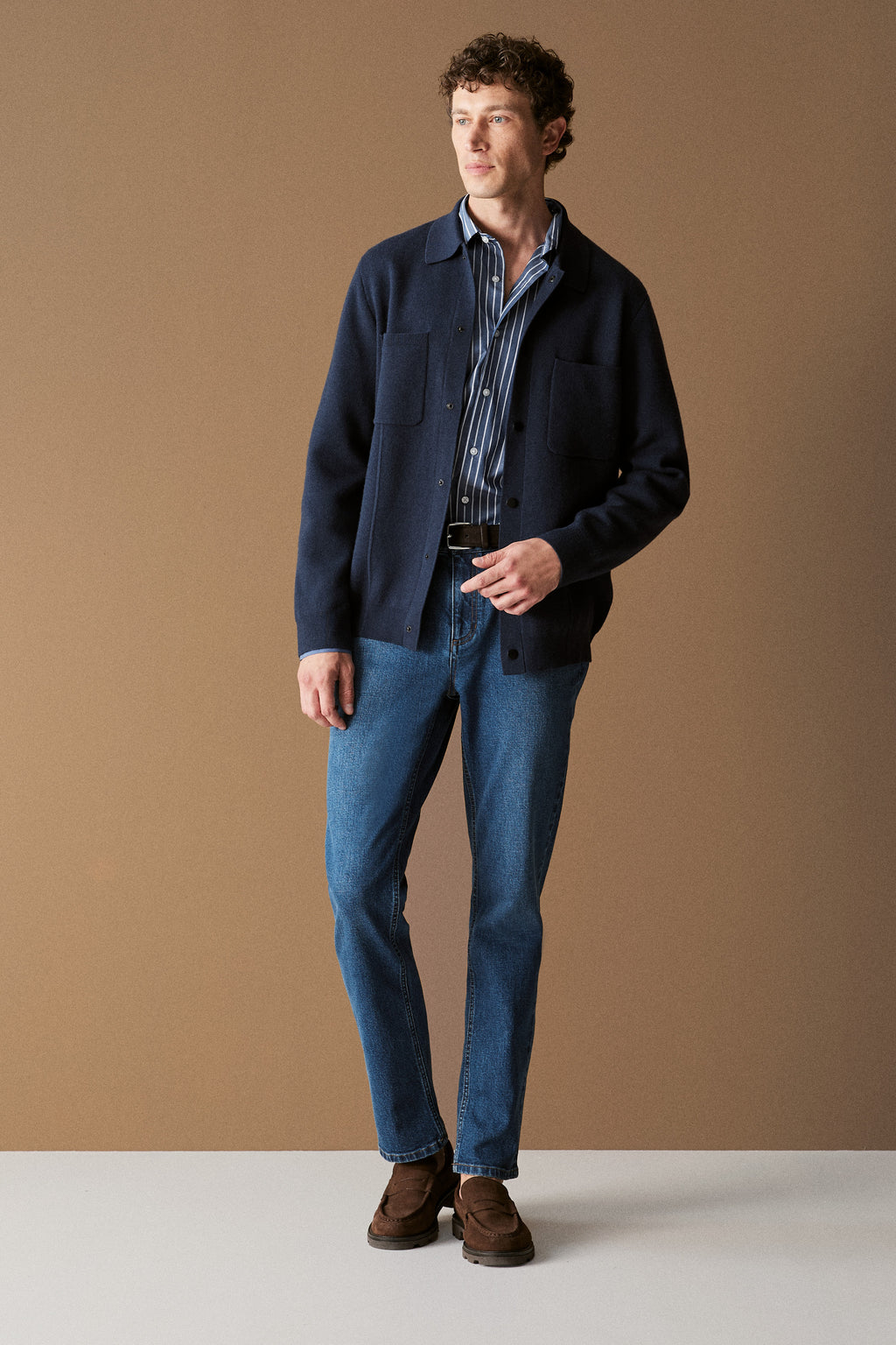 Regular Fit Cotton Urban Striped Shirt