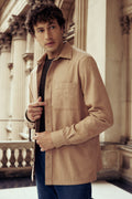 Regular Fit Cotton Tonal Twill Shirt