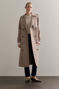 Double Cloth Trench Coat