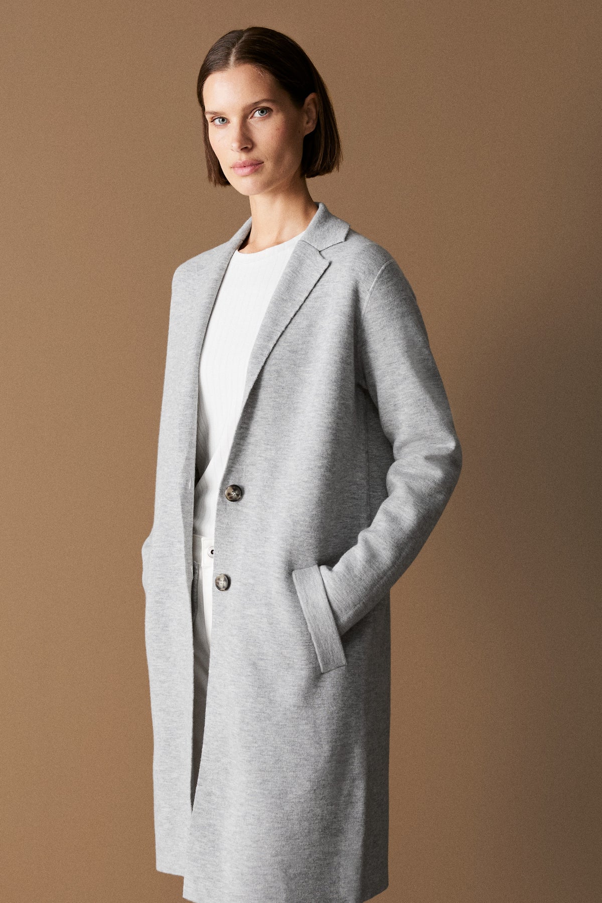 Double Knit Car Coat