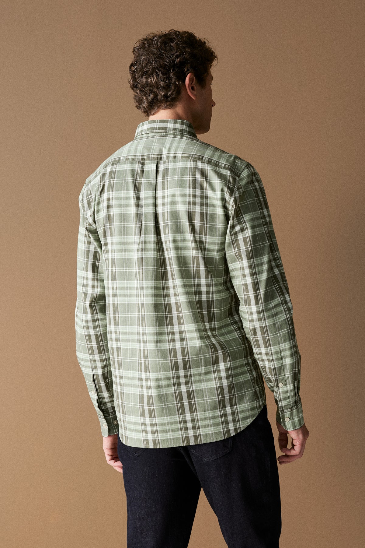 Regular Fit Supima Cotton Tonal Check Shirt