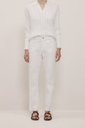 Cotton Blend Boyfriend Jean
