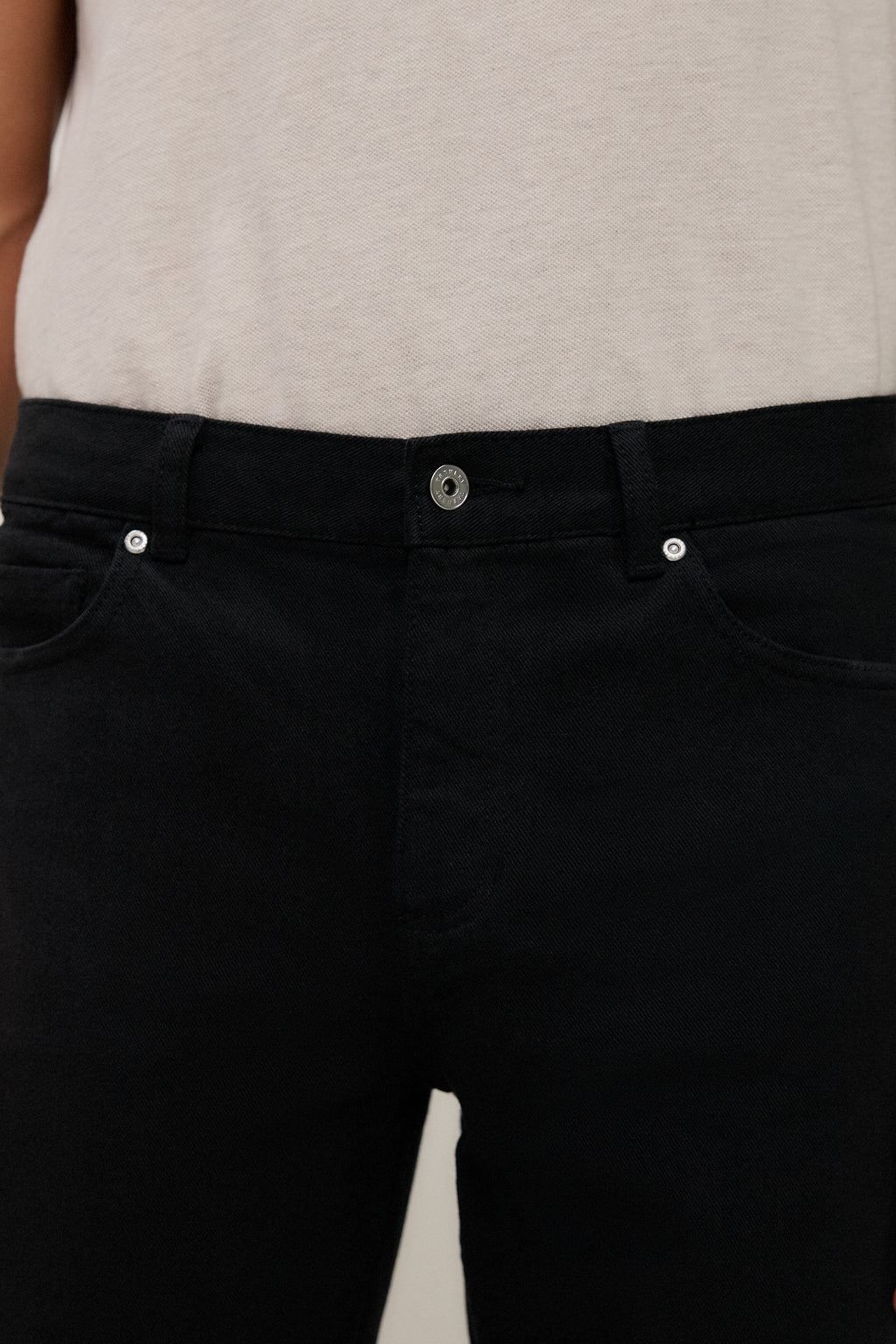 Organically Grown Cotton Modern Slim Black Wash Jean