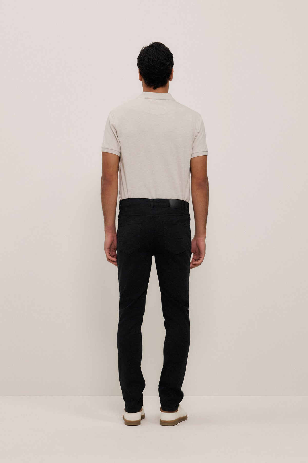 Organically Grown Cotton Modern Slim Black Wash Jean