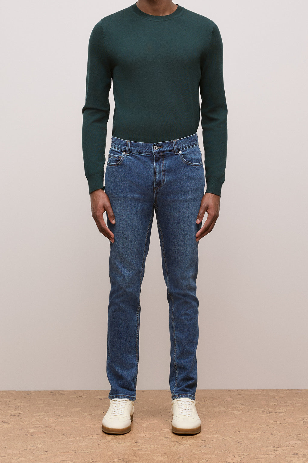 Modern Slim Mid Wash Jean