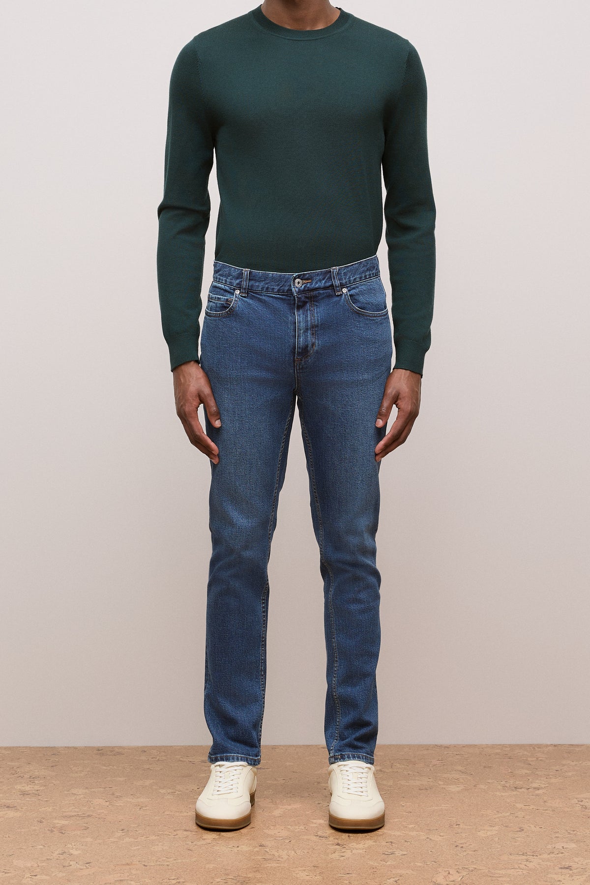 Modern Slim Mid Wash Jean