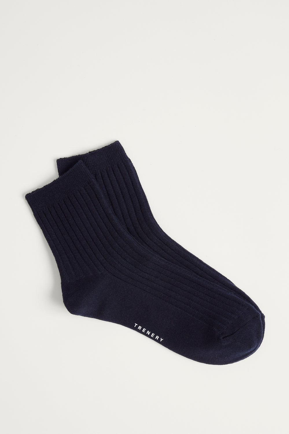 Ribbed 3/4 Crew Sock