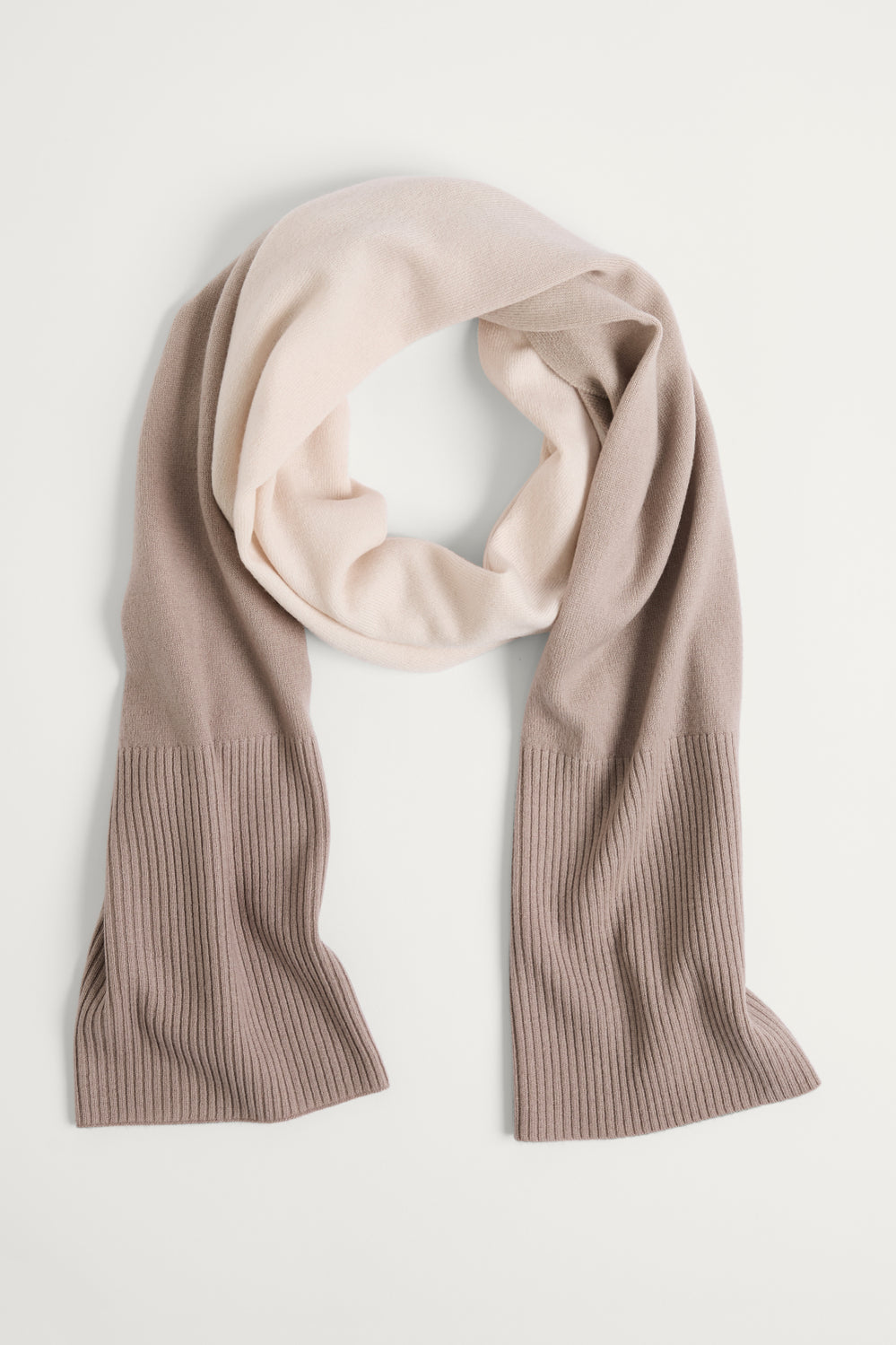 Wool Cashmere Ombre Print Scarf