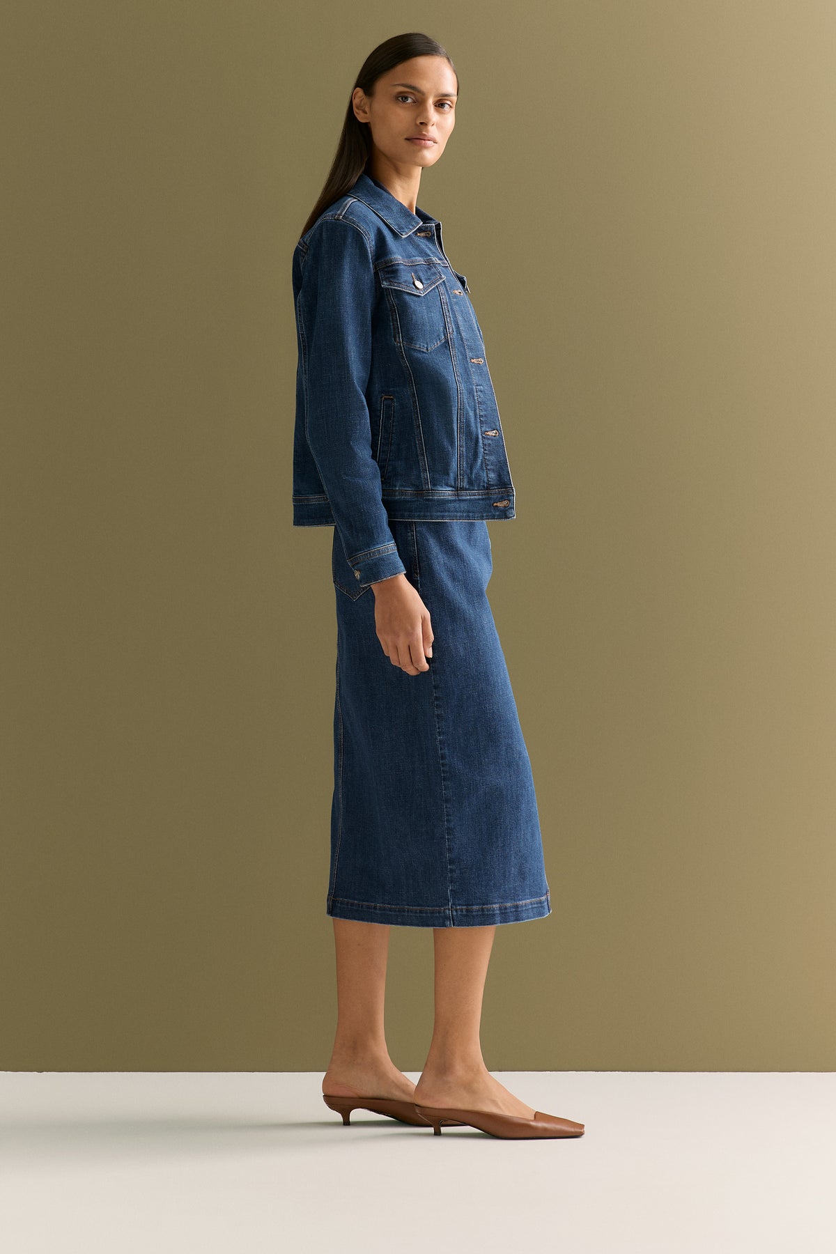 Cotton Blend Classic Denim Jacket