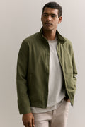 Technical Zip Through Bomber Jacket