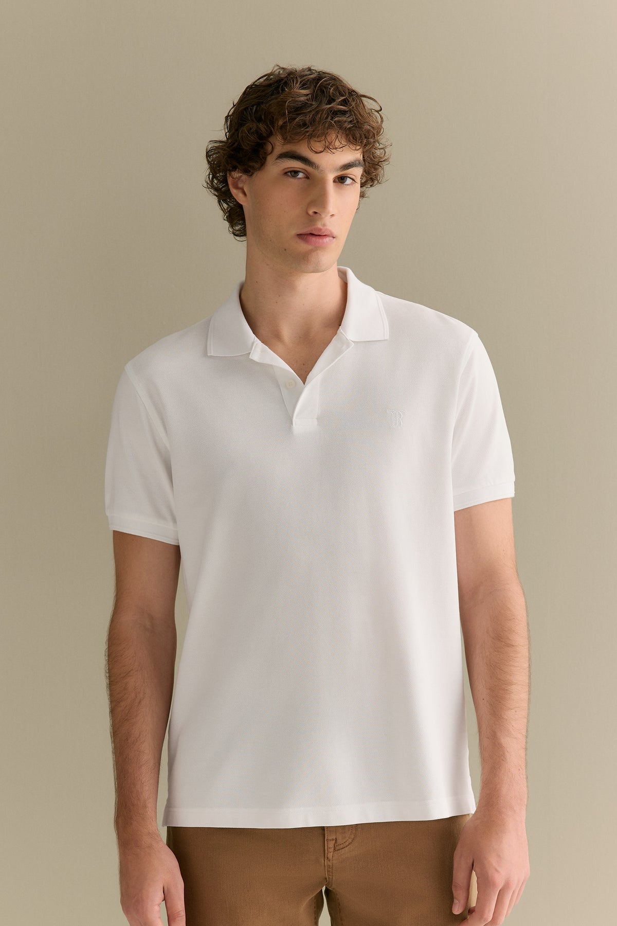 Classic Pique Monogram Polo