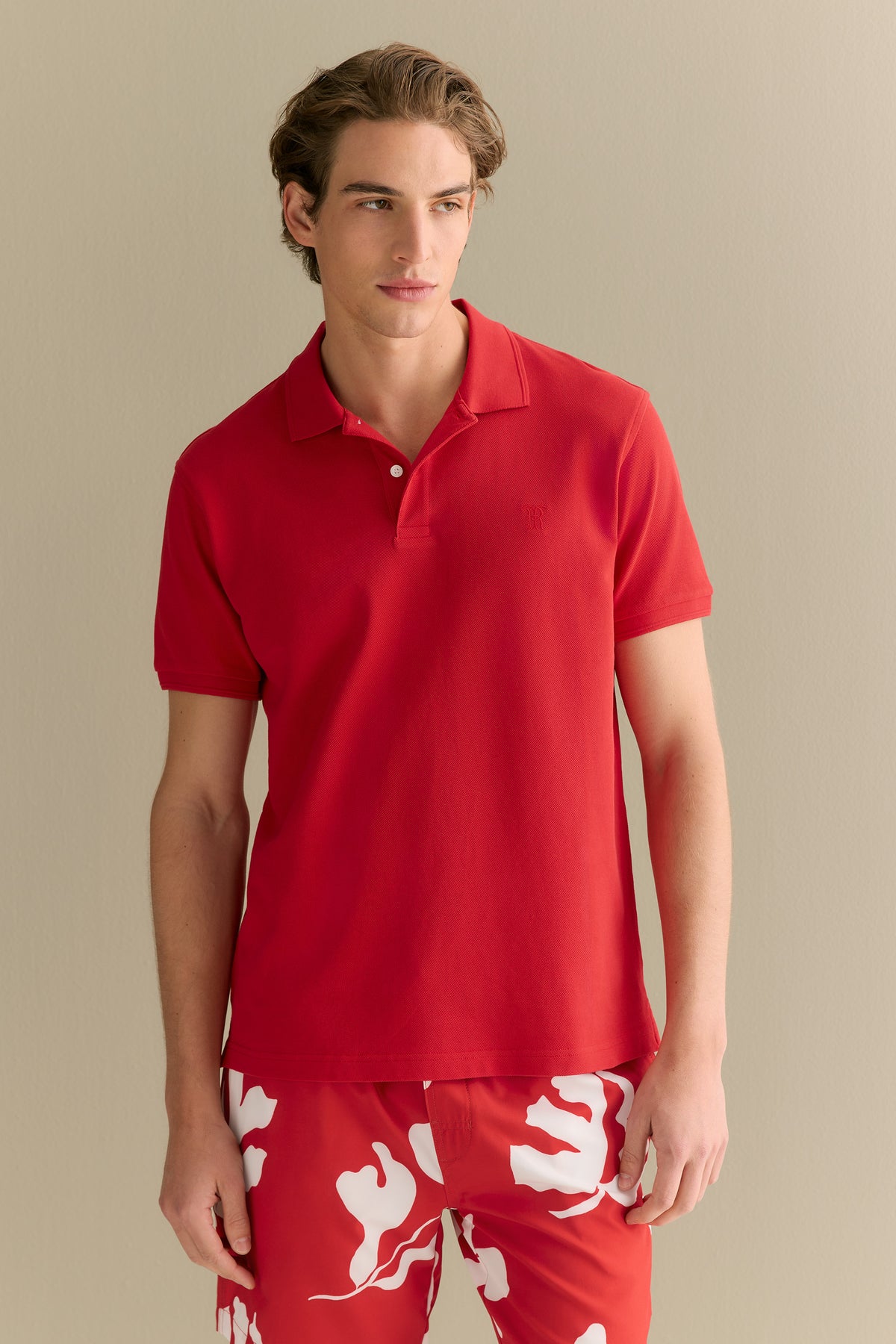 Classic Pique Monogram Polo