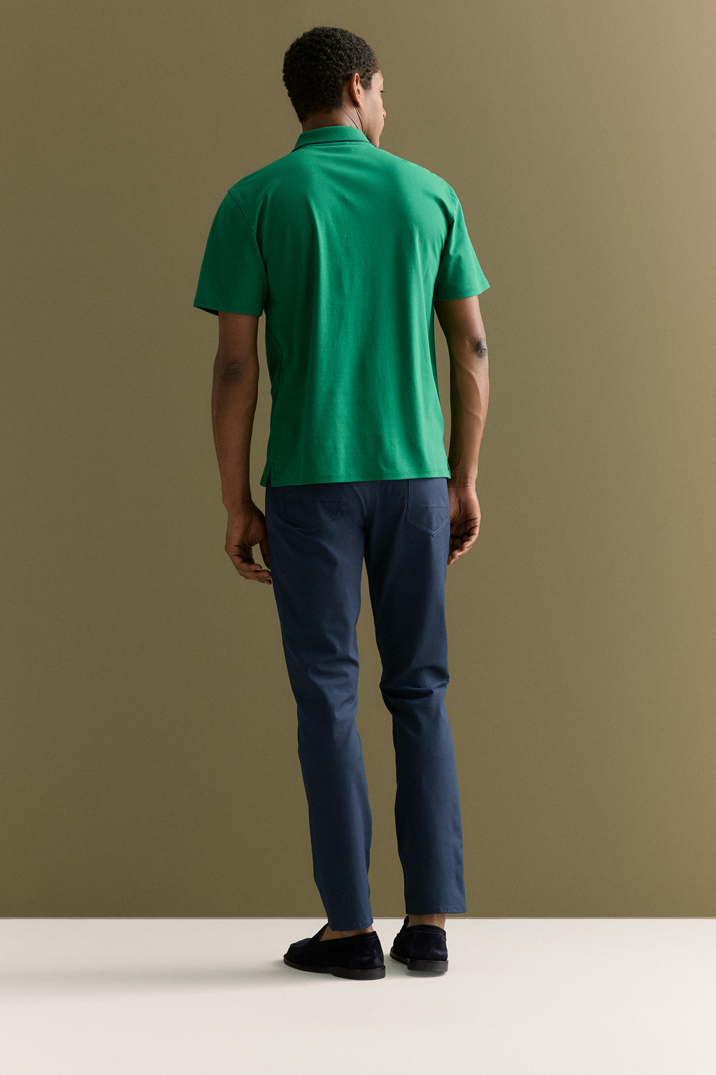 Cotton Interlock Tipped Polo