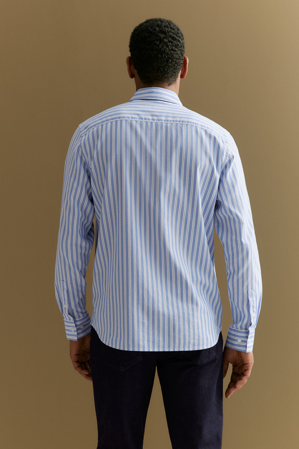 Regular Fit Cotton Double Stripe Shirt