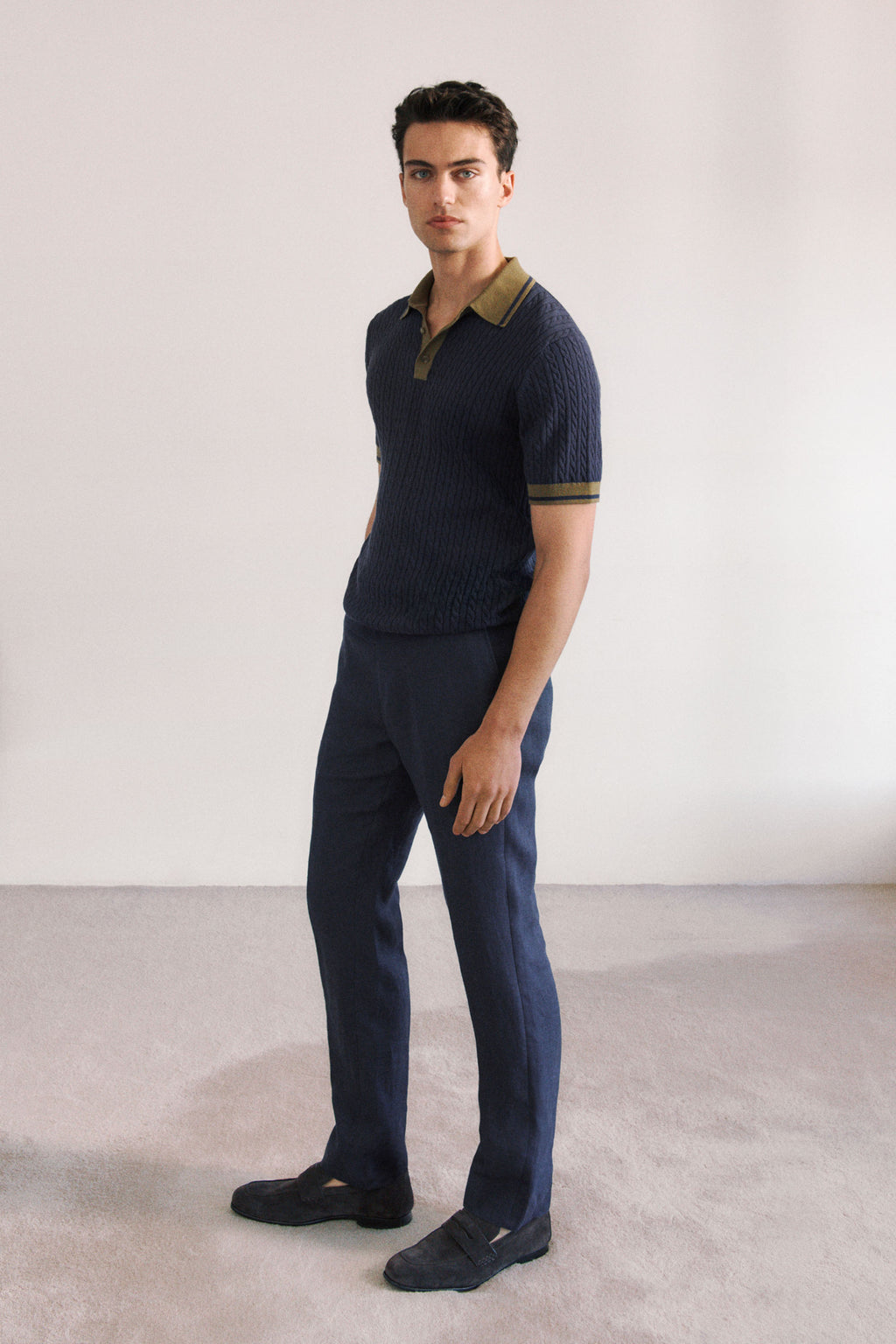 Regular Fit Belgian Linen Pant