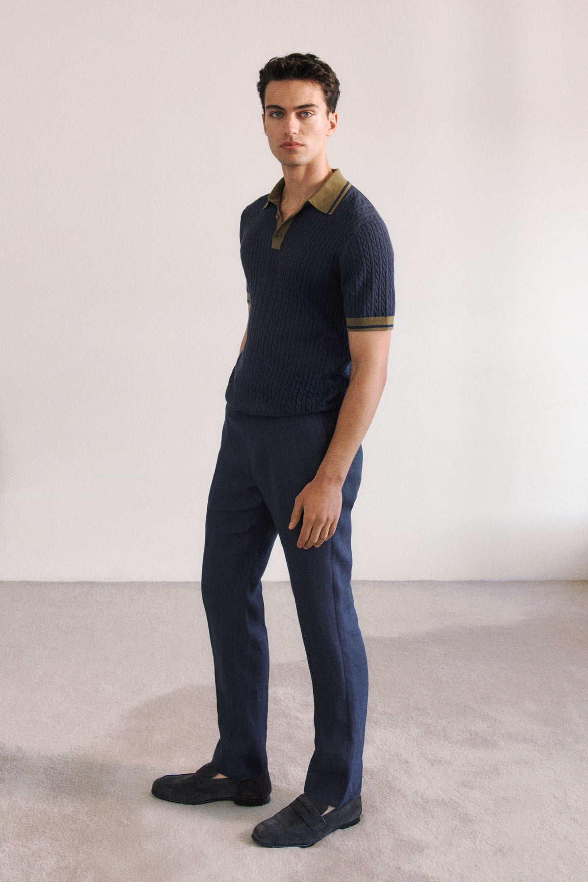 Regular Fit Belgian Linen Pant