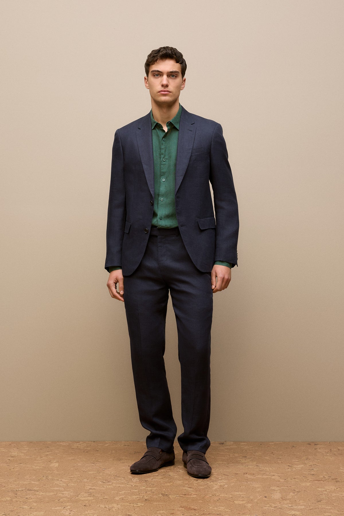Regular Fit Belgian Linen Pant