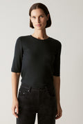 Merino Rib Half Sleeved T-Shirt