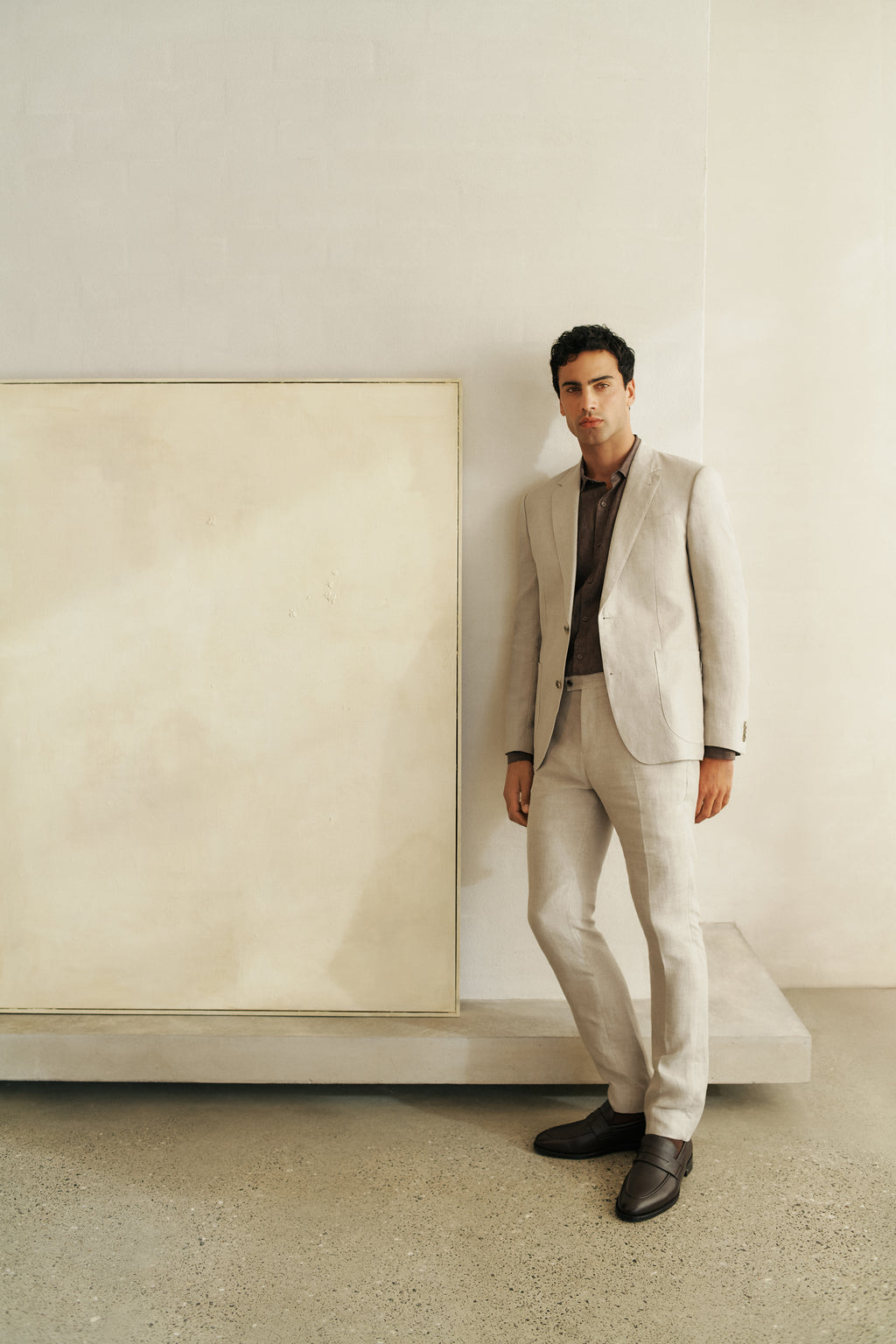 Regular Fit Belgian Linen Blazer