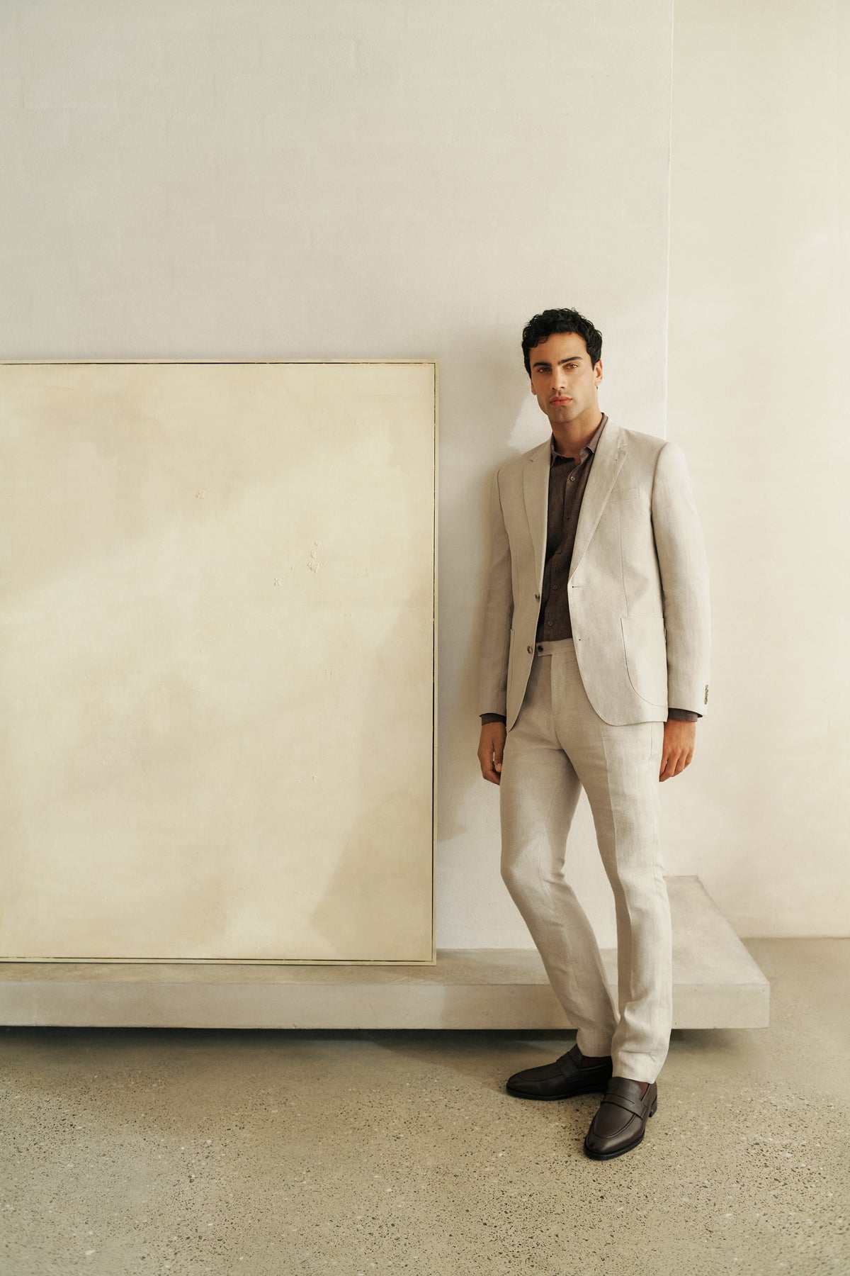 Regular Fit Belgian Linen Blazer