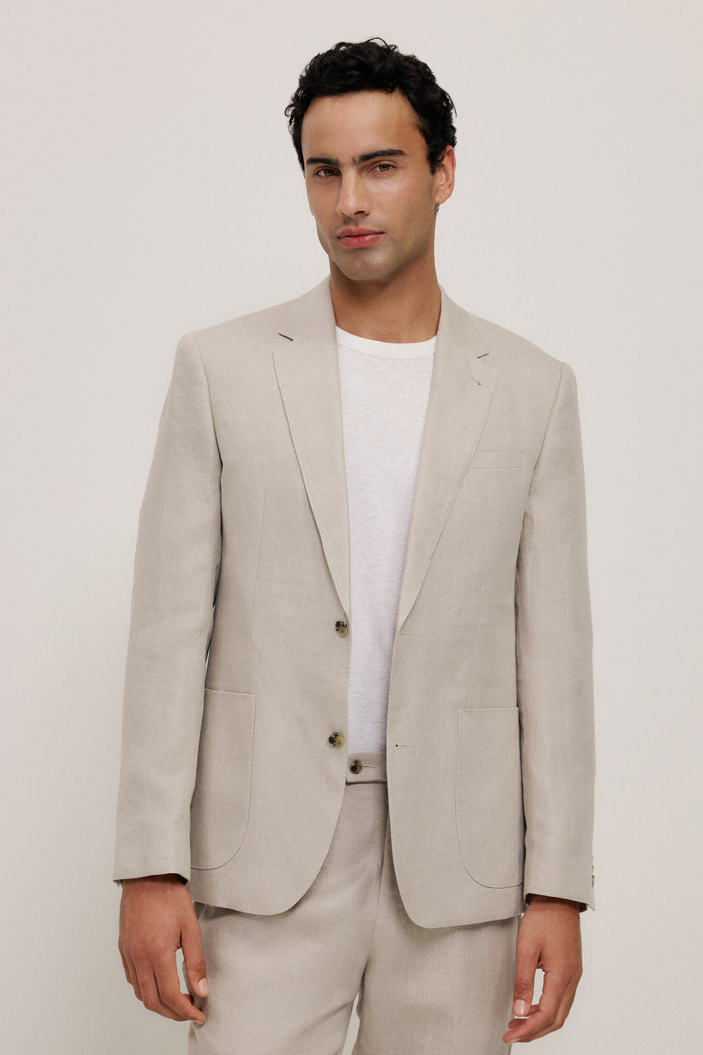 Regular Fit Belgian Linen Blazer