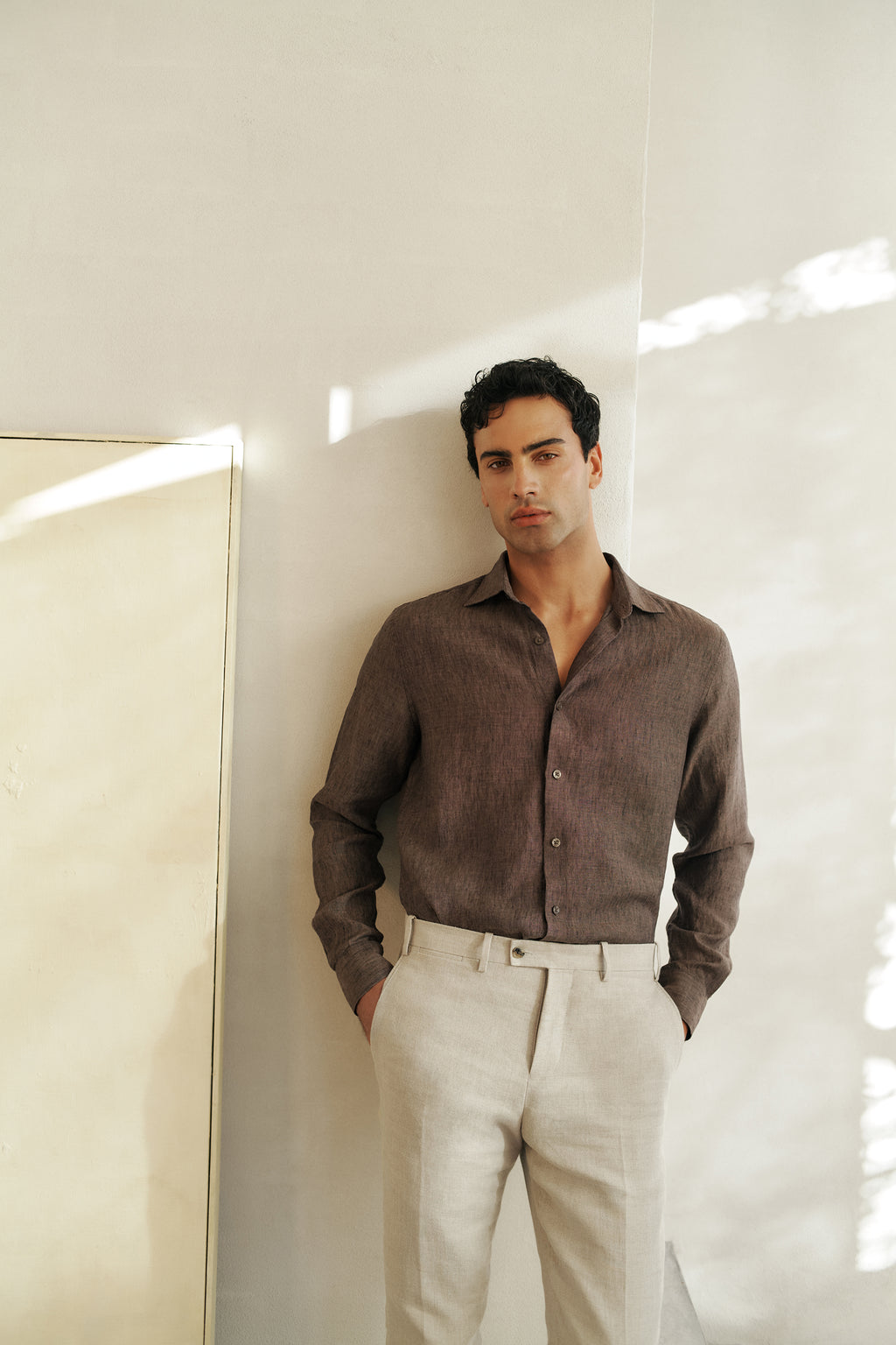 Regular Fit Belgian Linen Pant