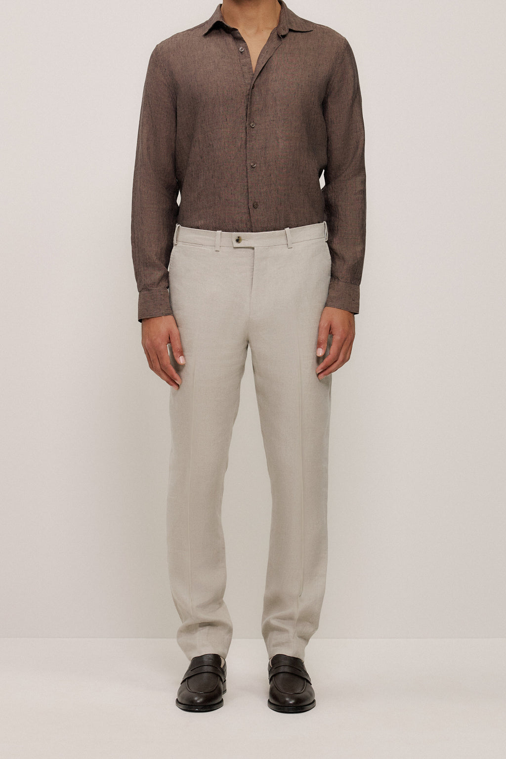 Regular Fit Belgian Linen Pant