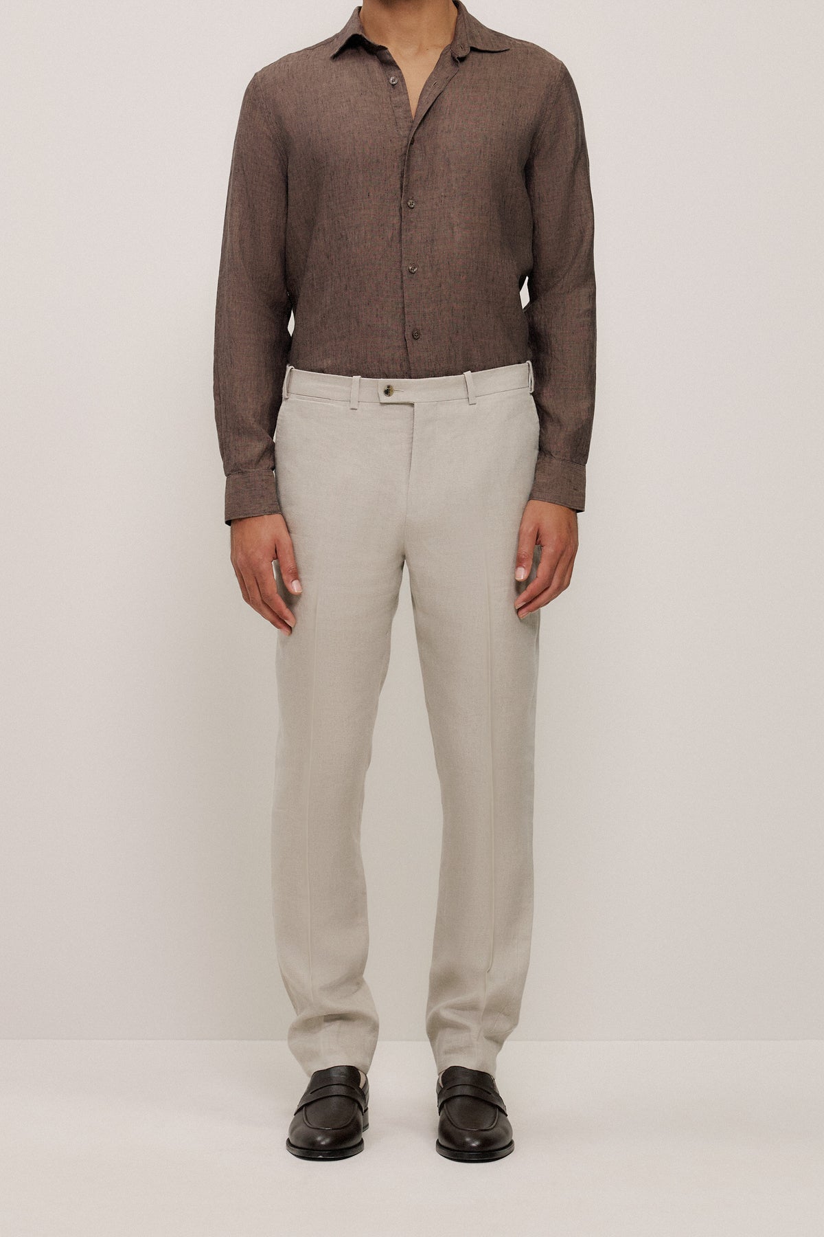 Regular Fit Belgian Linen Pant