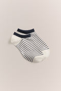 Metallic Stripe Low Cut Sock