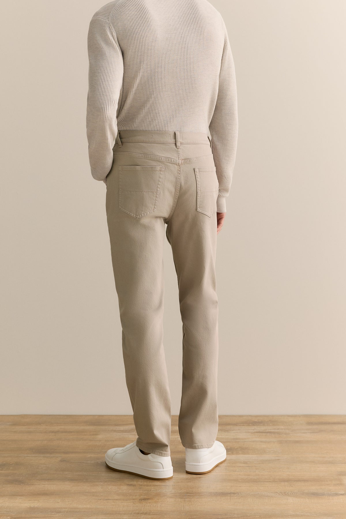 Garment Dyed Cotton Five Pocket Pant